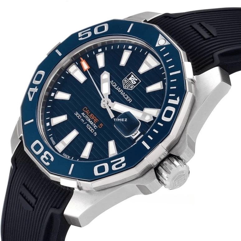 TAG Heuer,Aquaracer 41mm,41mm,Stainless Steel,Blue,Automatic,Day,42hours,WAY211C,WAY211C.FT6152