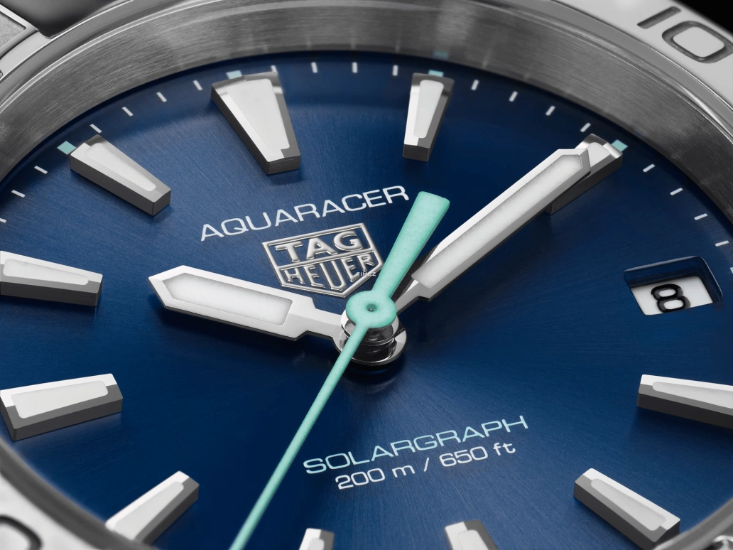 TAG Heuer,Aquaracer 34mm,34mm,Stainless Steel,Blue,Quartz,Day,In-house Caliber,WBP1311,WBP1311.BA0005