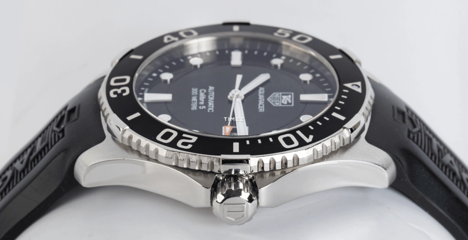 TAG Heuer,Aquaracer 41mm,41mm,Stainless Steel,Black,Automatic,Day,42hours,WAN2110,WAN2110.FT8010