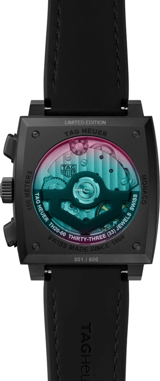 TAG Heuer,Monaco 39mm,39mm,Titanium,Blue,Gradient,Purple,Automatic,Chronograph,Day,CBL218E,CBL218E.FT6312