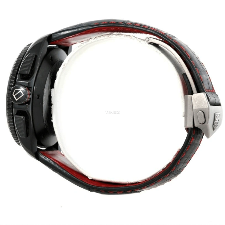 TAG Heuer,Carrera 43mm,43mm,Titanium,Black,Automatic,Chronograph,Day,CAV5185,CAV5185.FC6237