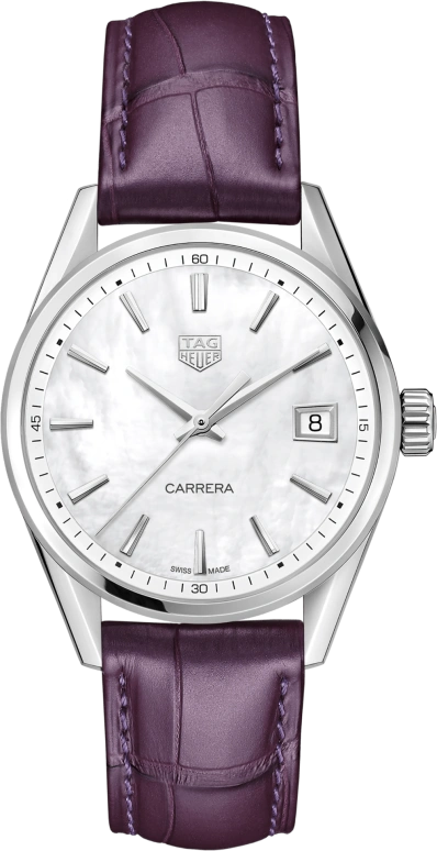 TAG Heuer,Carrera 36mm,36mm,Stainless Steel,White,Sapphire,Mother of Pearl,WBK1311,WBK1311.FC8261