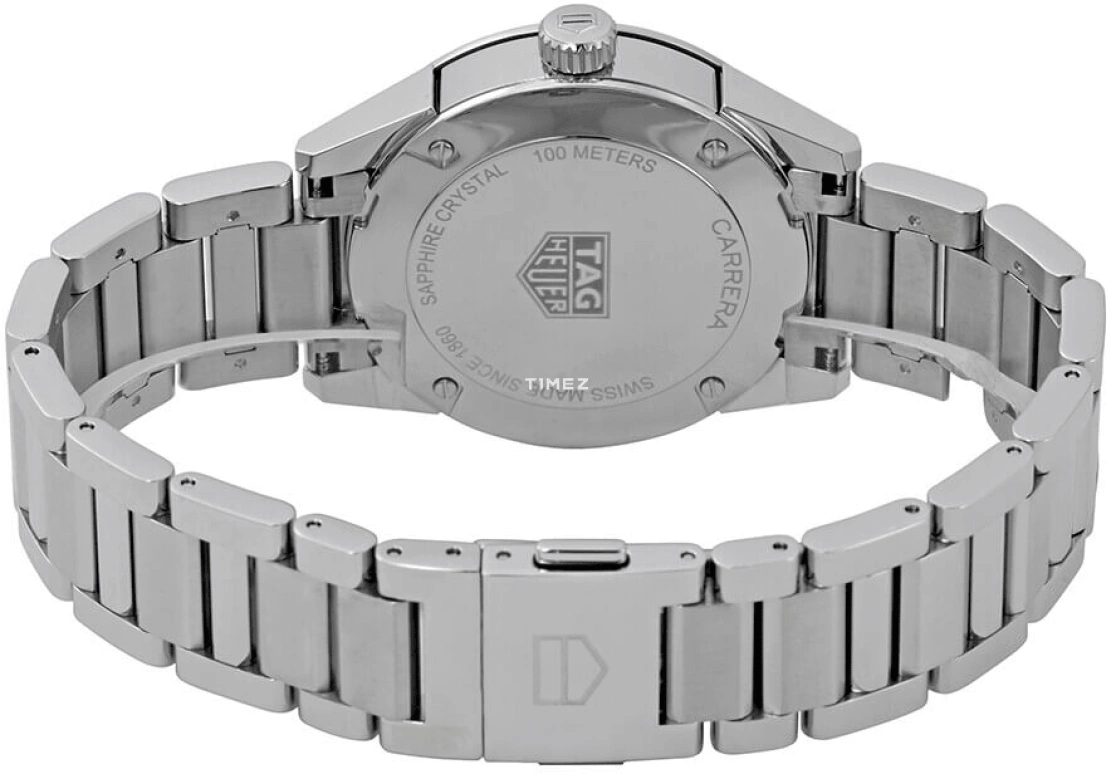 TAG Heuer,Carrera 36mm,36mm,Stainless Steel,Blue,Quartz,Day,Sapphire,WBG1310,WBG1310.BA0758