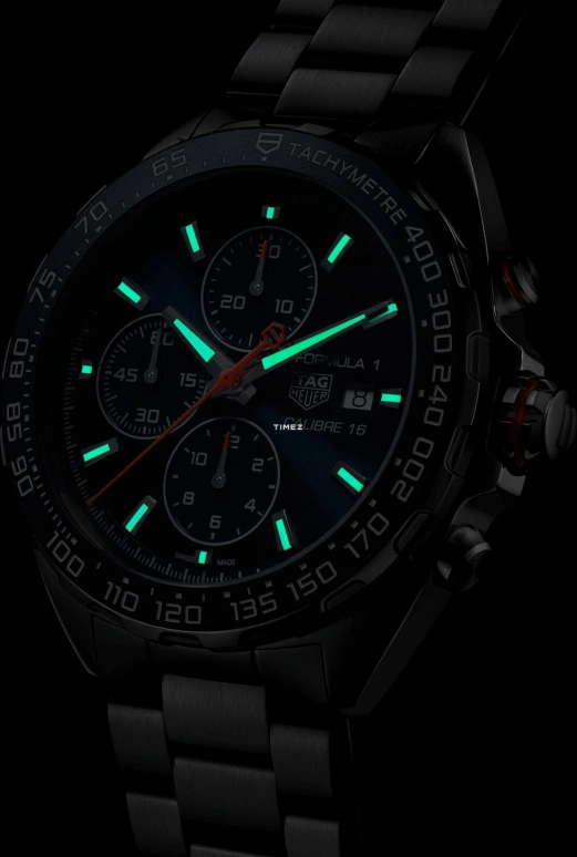 TAG Heuer,Formula 1 44mm,44mm,Stainless Steel,Blue,Automatic,Chronograph,Day,CAZ201G,CAZ201G.BA0876