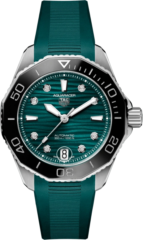 TAG Heuer,Aquaracer 36mm,36mm,Stainless Steel,Green,Automatic,42hours,In-house Caliber,WBP231G,WBP231G.FT6226