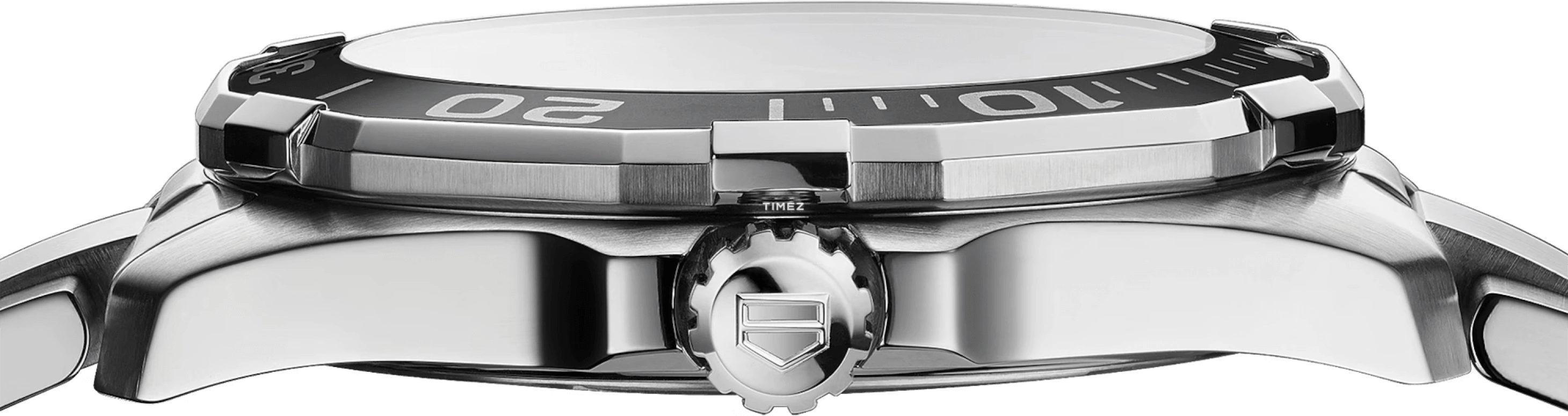 TAG Heuer,Aquaracer 43mm,43mm,Stainless Steel,Black,Quartz,Day,Sapphire,Crystal Glass,WAY101A,WAY101A.BA0746