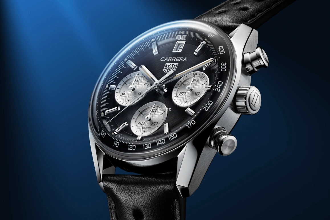 TAG Heuer,Carrera 39mm,39mm,Stainless Steel,Black,Automatic,Chronograph,Day,CBS2210,CBS2210.FC6534