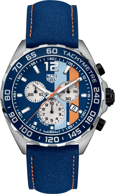TAG Heuer,Formula 1 43mm,43mm,Stainless Steel,Blue,Quartz,Chronograph,Date,CAZ101N,CAZ101N.FC8243