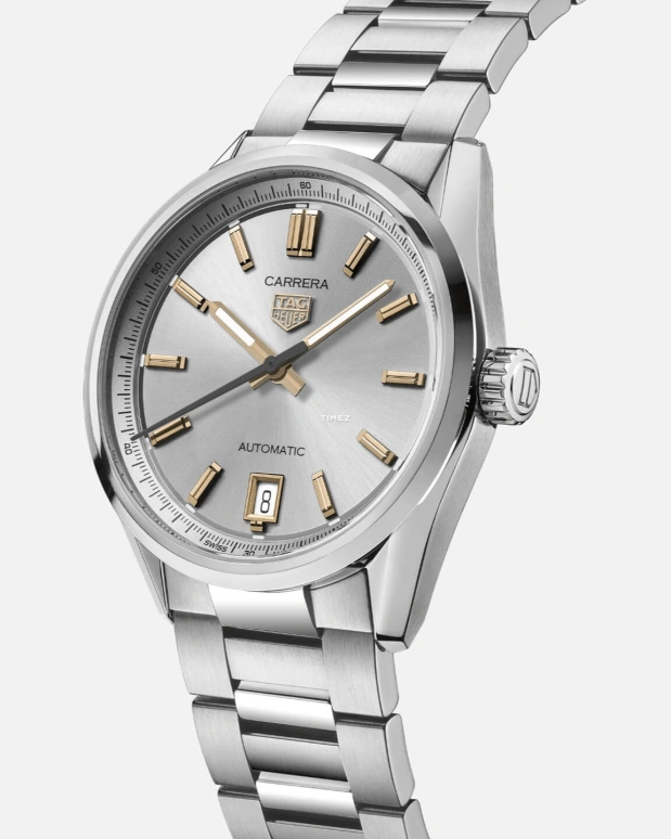 TAG Heuer,Carrera 36mm,36mm,Stainless Steel,Silver,Automatic,Day,46hours,WBN2310,WBN2310.BA0001