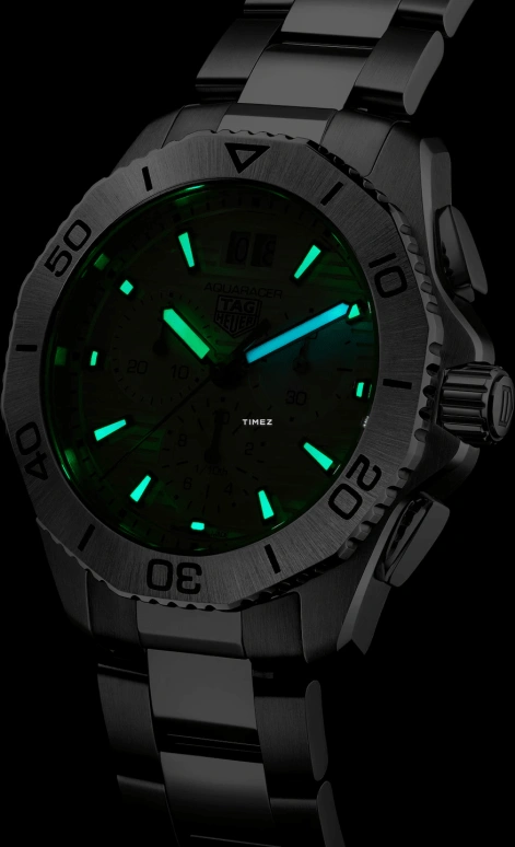 TAG Heuer,Aquaracer 40mm,40mm,Stainless Steel,Grey,Quartz,Chronograph,Day,CBP1111,CBP1111.BA0627