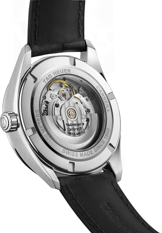 TAG Heuer,Carrera 39mm,39mm,Stainless Steel,Black,Automatic,Date,Day,WBN2013,WBN2013.FC6503