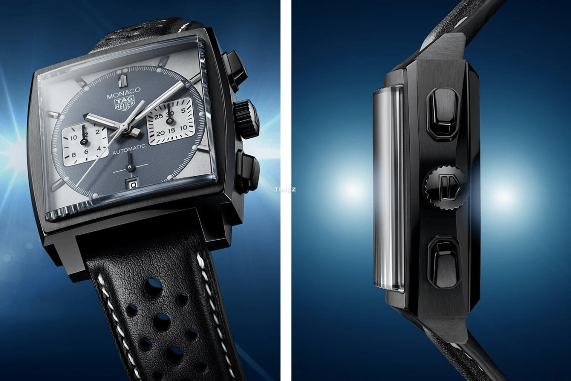 TAG Heuer,Monaco 39mm,39mm,Titanium,Black,Grey,Automatic,Chronograph,Day,CBL2181,CBL2181.FC6515