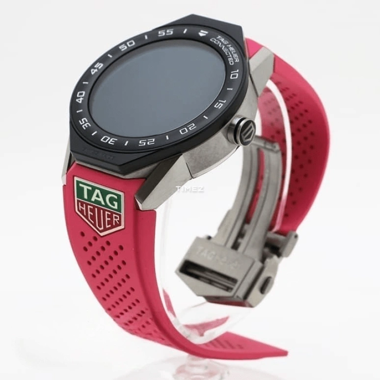 TAG Heuer,Connected Watch 45mm,45mm,Titanium,Multi-Color,Processor,Countdown,Chronograph,Month,Date,Sapphire,Round,SBF8A8026,SBF8A8026.11EB0140