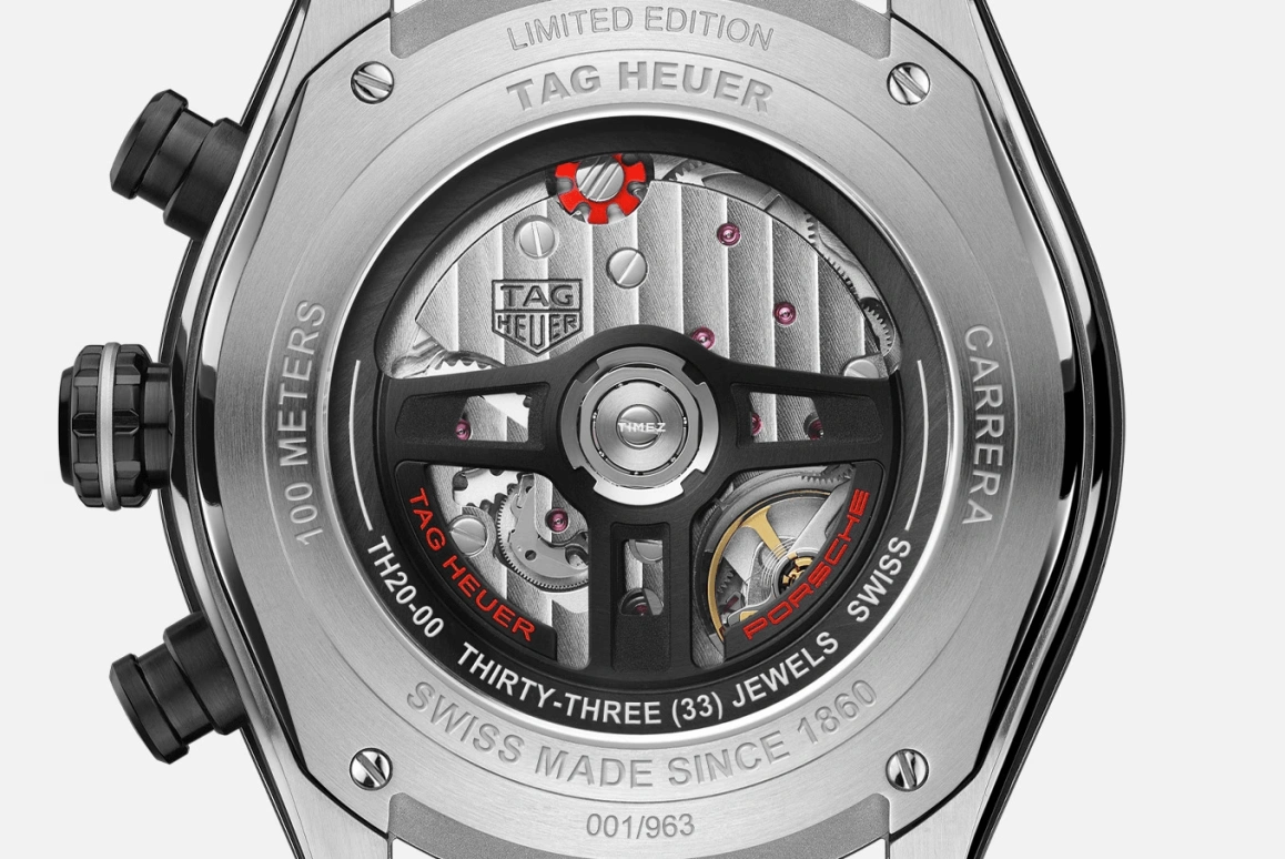 TAG Heuer,Carrera 44mm,44mm,Stainless Steel,Black,Skeleton,Automatic,Chronograph,Day,CBU2010,CBU2010.FT6267