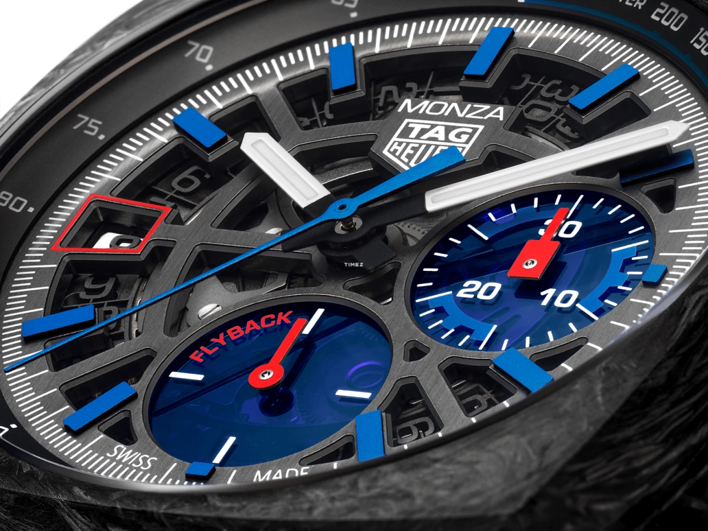 TAG Heuer,Monza 42mm,42mm,Carbon,Skeleton,Black,Automatic,Chronograph,Day,Flyback,CR5090,CR5090.FN6001
