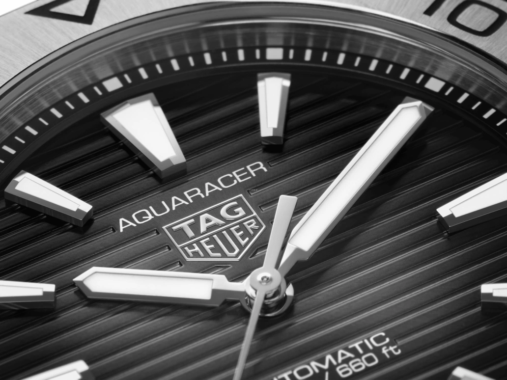 TAG Heuer,Aquaracer 40mm,40mm,Stainless Steel,Black,Automatic,Chronograph,Date,WBP2110,WBP2110.BA0627