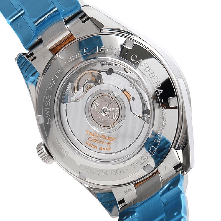 TAG Heuer,Carrera 39mm,39mm,Stainless Steel,Silver White,Automatic,Day,42hours,WAS2115,WAS2115.BD0734