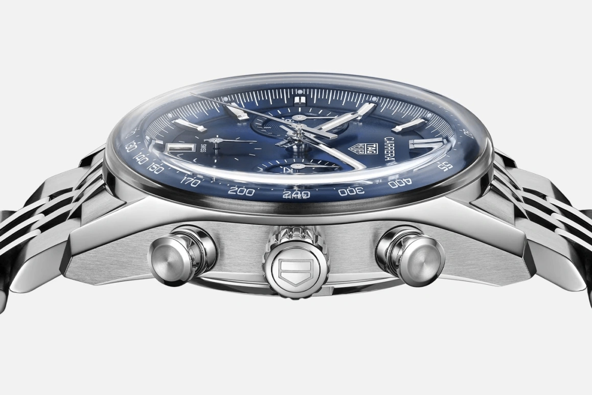 TAG Heuer,Carrera 39mm,39mm,Stainless Steel,Blue,Automatic,Chronograph,Day,CBS2212,CBS2212.BA0048