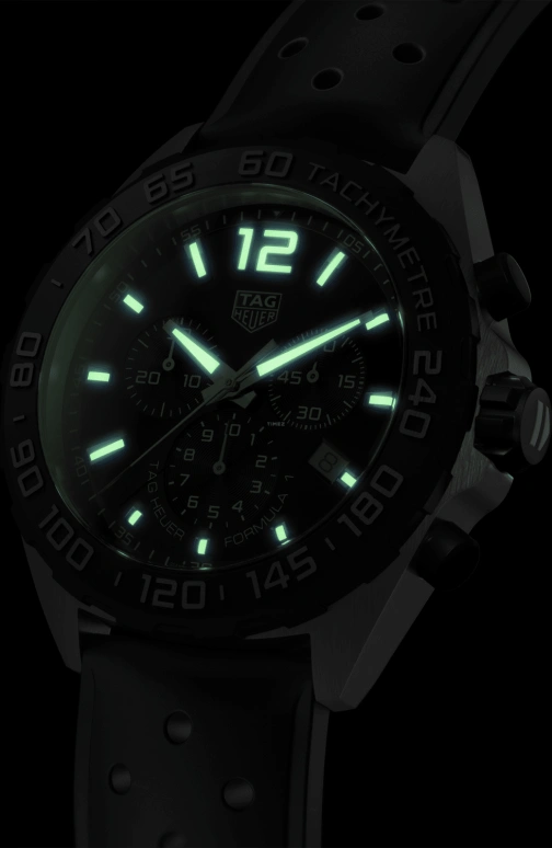 TAG Heuer,Formula 1 43mm,43mm,Stainless Steel,Black,Quartz,Chronograph,Date,CAZ1010,CAZ1010.FT8024