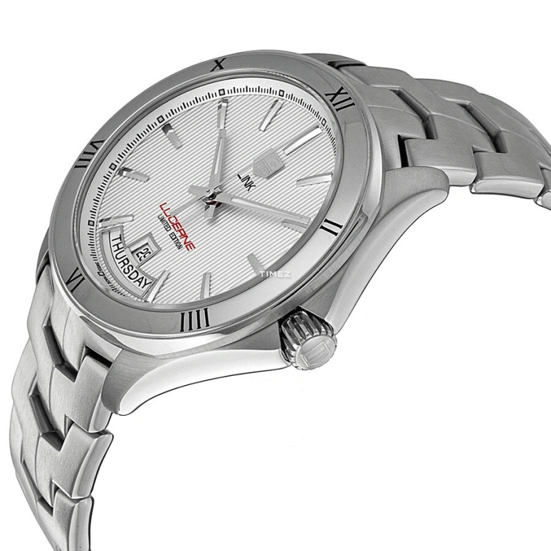 TAG Heuer,Link 42mm,42mm,Stainless Steel,Silver,Automatic,Date,Day,WAT2014,WAT2014.BA0951