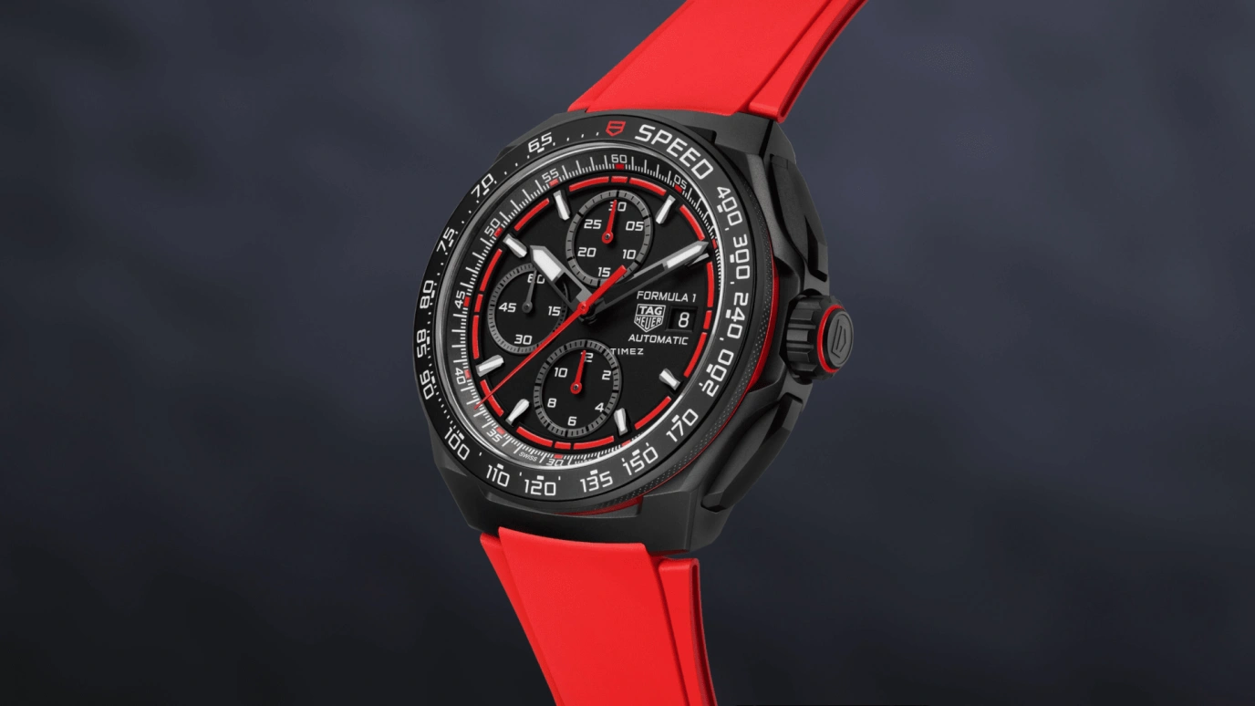 TAG Heuer,Formula 1 44mm,44mm,Titanium,Black,Automatic,Chronograph,Day,CBZ2085,CBZ2085.FT8093