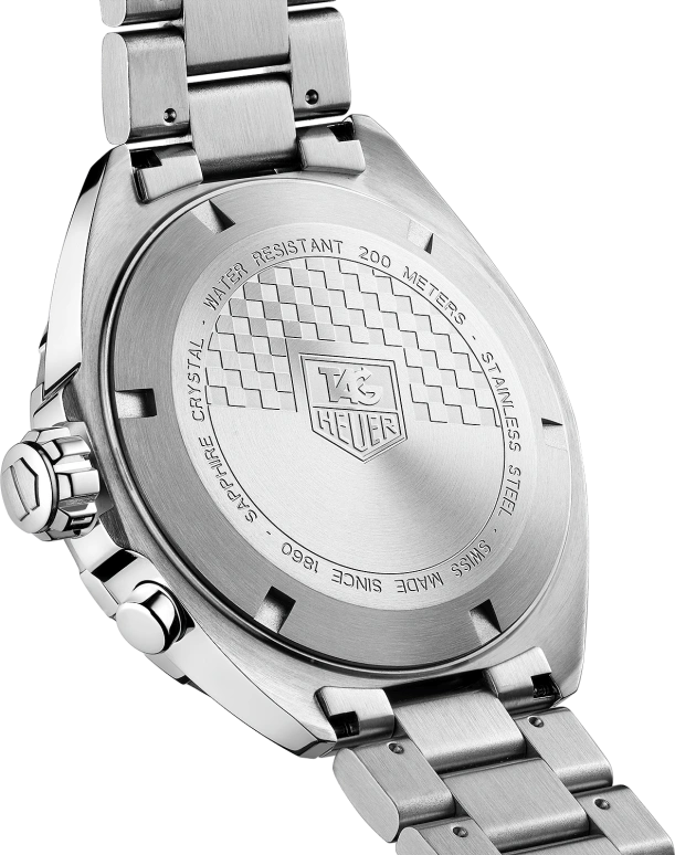 TAG Heuer,Formula 1 41mm,41mm,Stainless Steel,Black,Quartz,Chronograph,Big Date,Alarm,WAZ111A,WAZ111A.BA0875