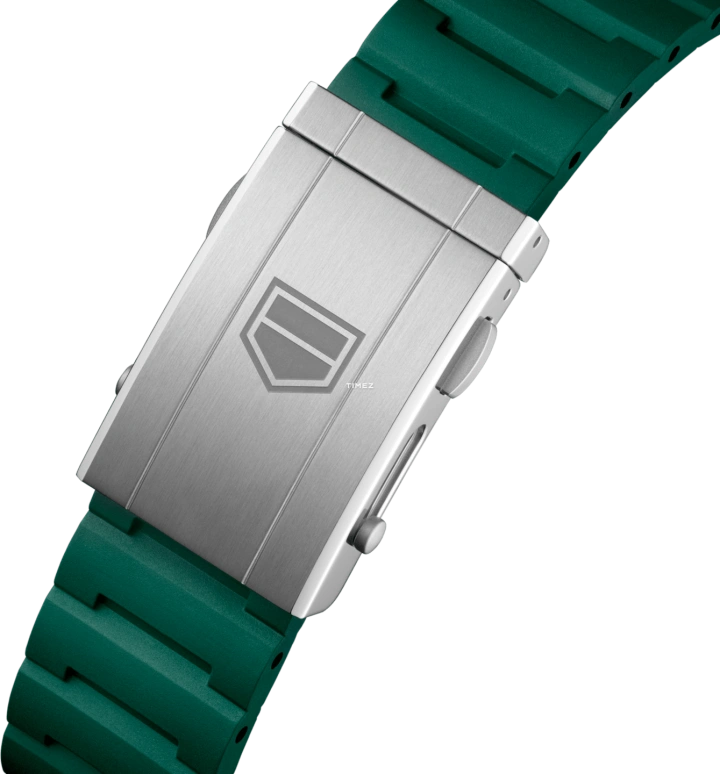 TAG Heuer,Carrera 44mm,44mm,Stainless Steel,Ceramic,Green,Automatic,Chronograph,Day,CBN2A1N,CBN2A1N.FT6238
