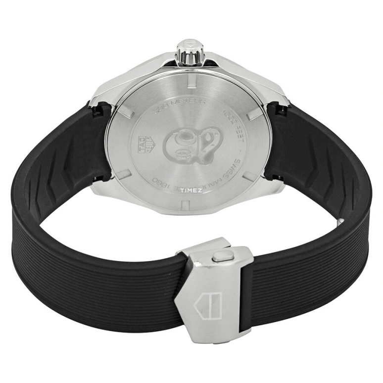 TAG Heuer,Aquaracer 43mm,43mm,Stainless Steel,Black,Quartz,Day,Sapphire,Crystal Glass,WAY101A,WAY101A.FT6141