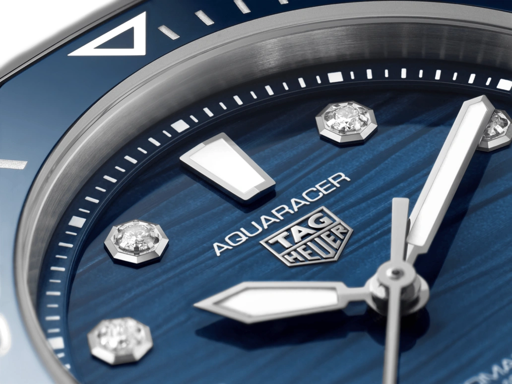 TAG Heuer,Aquaracer 36mm,36mm,Ceramic,Stainless Steel,Blue,Automatic,Chronograph,Date,WBP231B,WBP231B.BA0618