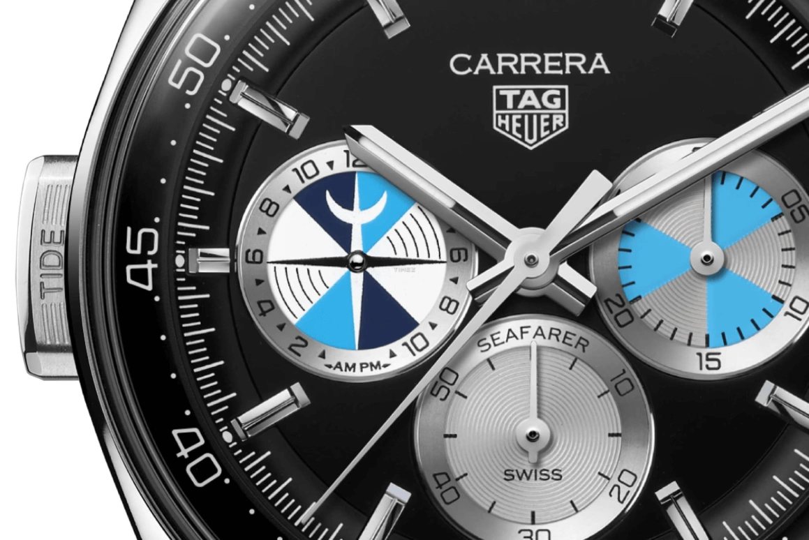 TAG Heuer,Carrera 42mm,42mm,Stainless Steel,Silver,Automatic,Chronograph,Tide,CBS2014,CBS2014.FT6293