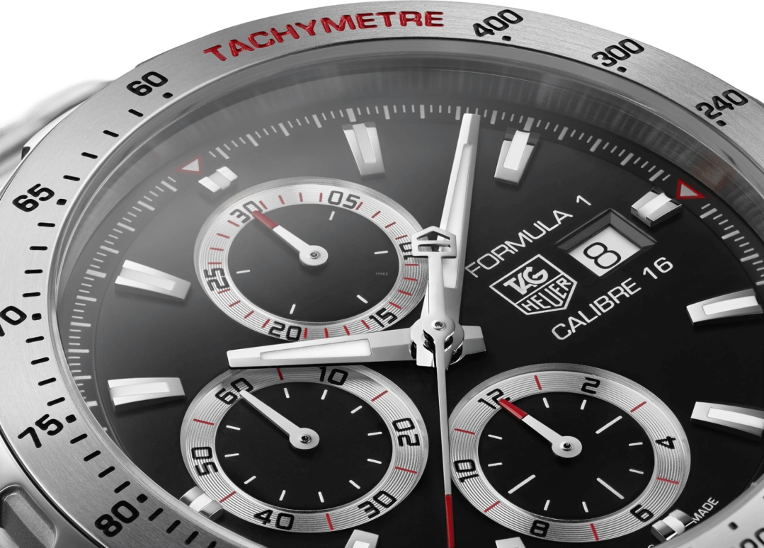 TAG Heuer,Formula 1 44mm,44mm,Stainless Steel,Black,Automatic,Chronograph,Date,CAZ2010,CAZ2010.BA0876