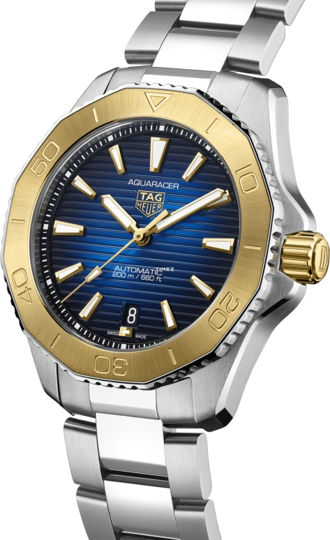 TAG Heuer,Aquaracer 40mm,40mm,Stainless Steel,Blue,Automatic,Day,42hours,WBP2150,WBP2150.BA0627