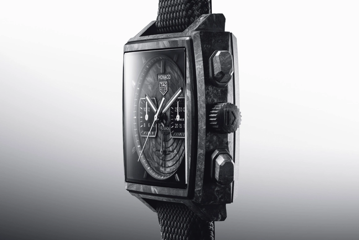 TAG Heuer,Monaco 39mm,39mm,Carbon,Forged Carbon,Black,Automatic,Chronograph,Flyback,CBL5190,CBL5190.FT6313