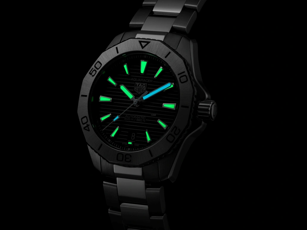 TAG Heuer,Aquaracer 40mm,40mm,Stainless Steel,Blue,Automatic,Chronograph,Date,WBP2111,WBP2111.BA0627