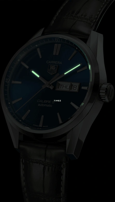 TAG Heuer,Carrera 41mm,41mm,Stainless Steel,Blue,Automatic,Date,Day,WAR201E,WAR201E.FC6292