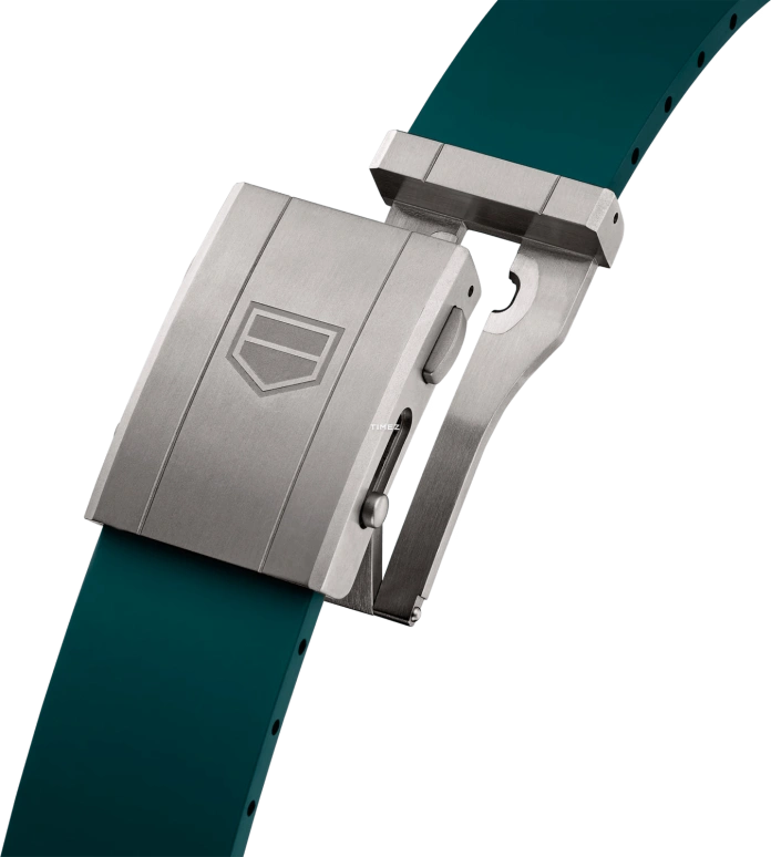 TAG Heuer,Carrera 44mm,44mm,Titanium,Ceramic,Green,Silver,Black,Automatic,Chronograph,Day,Dule Time,CBU2084,CBU2084.FT6297