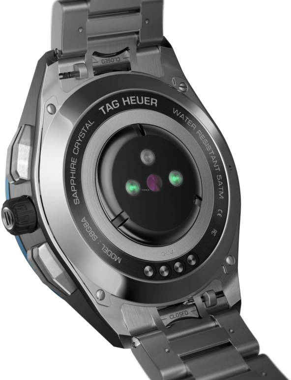 TAG Heuer,Connected Watch 45mm,45mm,Ceramic,Stainless Steel,Multi-Color,Processor,Chronograph,Day,SBG8A11,SBG8A11.BA0646