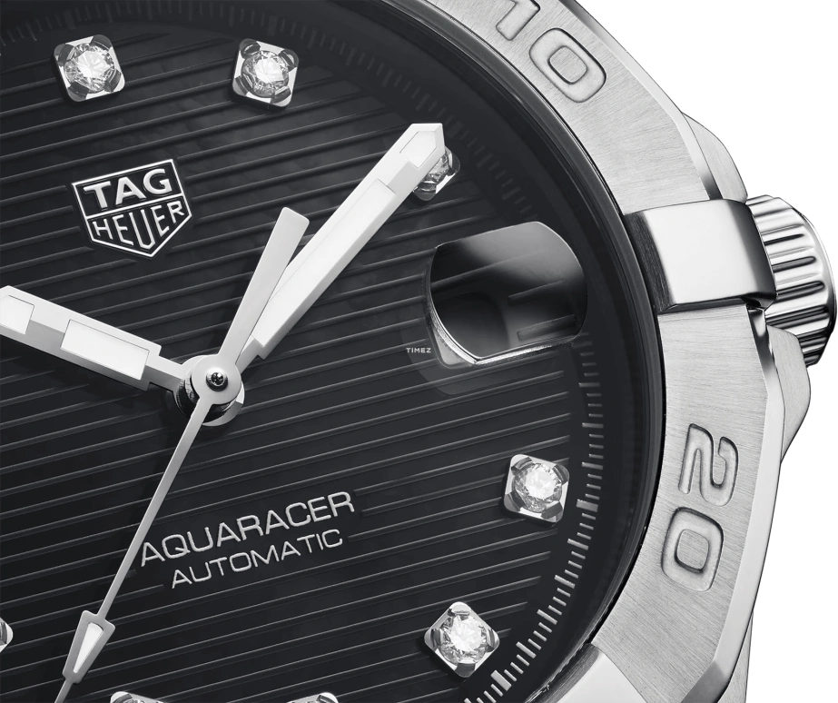 TAG Heuer,Aquaracer 32mm,32mm,Stainless Steel,Black,Automatic,Day,40hours,WBD2312,WBD2312.BA0740