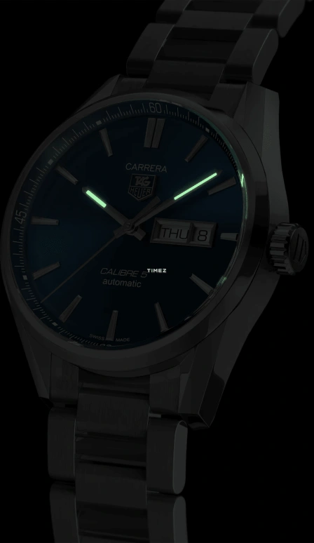 TAG Heuer,Carrera 41mm,41mm,Stainless Steel,Blue,Automatic,Date,Day,WAR201E,WAR201E.BA0723