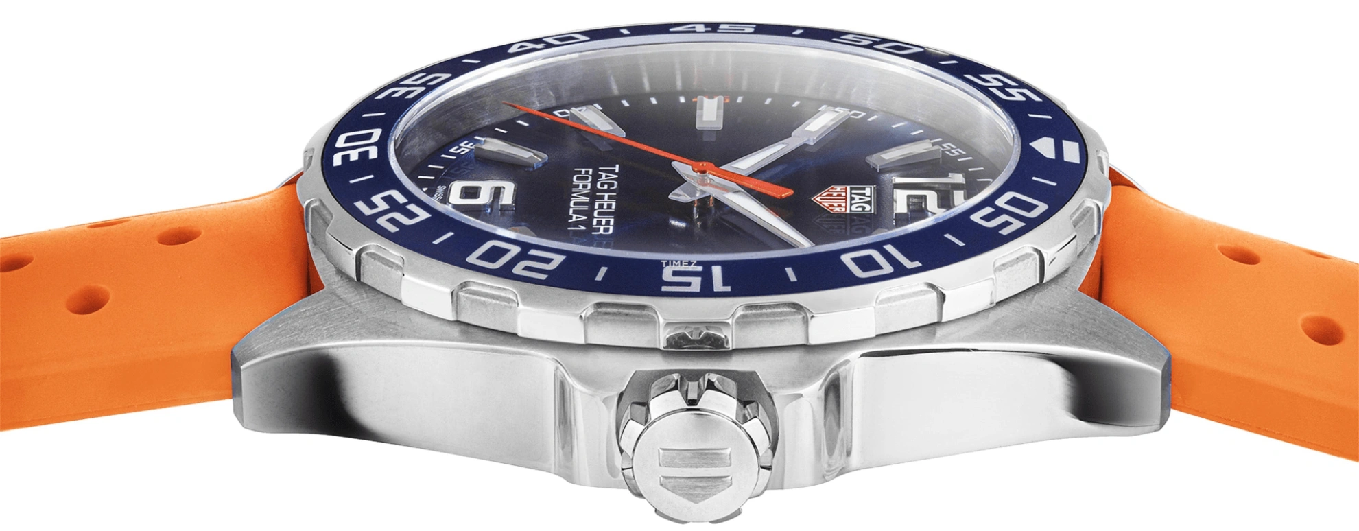 TAG Heuer,Formula 1 43mm,43mm,Stainless Steel,Blue,Quartz,Day,Sapphire,Crystal Glass,WAZ1010,WAZ1010.FT8028