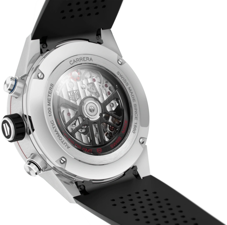 TAG Heuer,Carrera 45mm,45mm,Stainless Steel,Black,Automatic,Chronograph,Day,Dule Time,CBG2A1Z,CBG2A1Z.FT6157