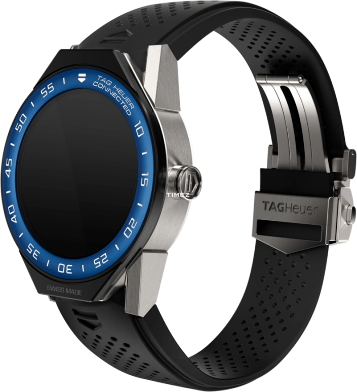 TAG Heuer,Connected Watch 45mm,45mm,Titanium,Aluminium,Black,Processor,Chronograph,Day,Connected,Smartwatch,25hours,In-house Caliber,SBF8A8019,SBF8A8019.11FT6076