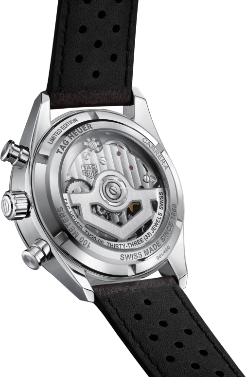 TAG Heuer,Carrera 42mm,42mm,Stainless Steel,Green,Automatic,Chronograph,Day,CBN201K,CBN201K.FC6569
