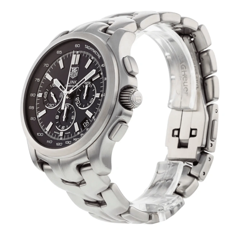 TAG Heuer,Link 42mm,42mm,Stainless Steel,Black,Automatic,50hours,In-house Caliber,CT511A,CT511A.BA0564