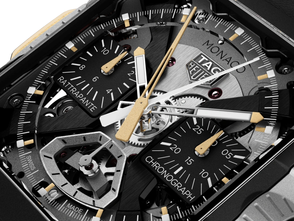 TAG Heuer,Monaco 39mm,39mm,Titanium,Grey,Black,Automatic,Chronograph,65hours,CBW218B,CBW218B.FT8124