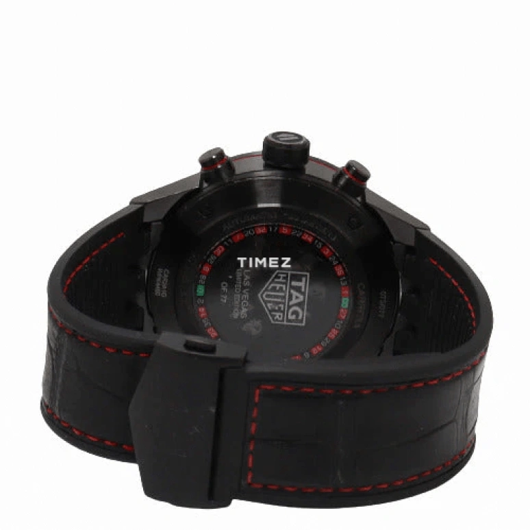 TAG Heuer,Carrera 45mm,45mm,Stainless Steel,Black,Automatic,Chronograph,Day,CAR2A1G,CAR2A1G.FC6400