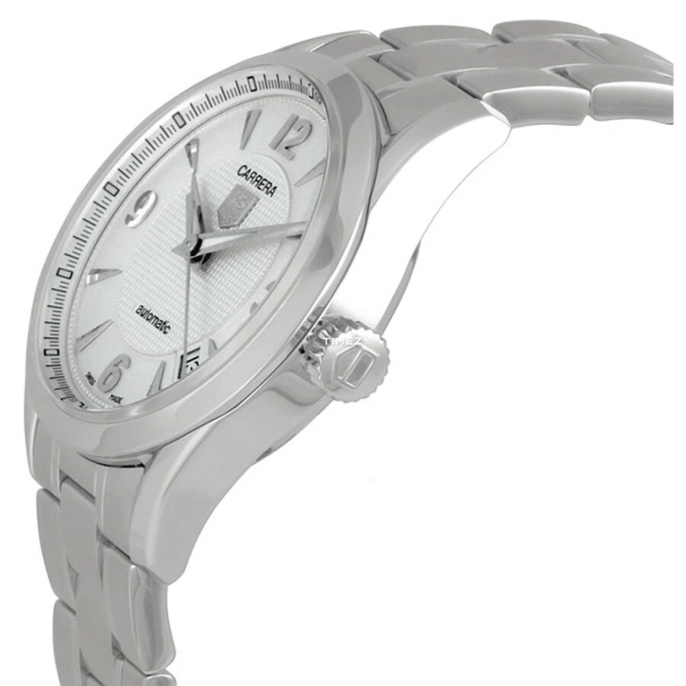 TAG Heuer,Carrera 41mm,41mm,Stainless Steel,Silver White,Automatic,Day,42hours,WV2210,WV2210.BA0790
