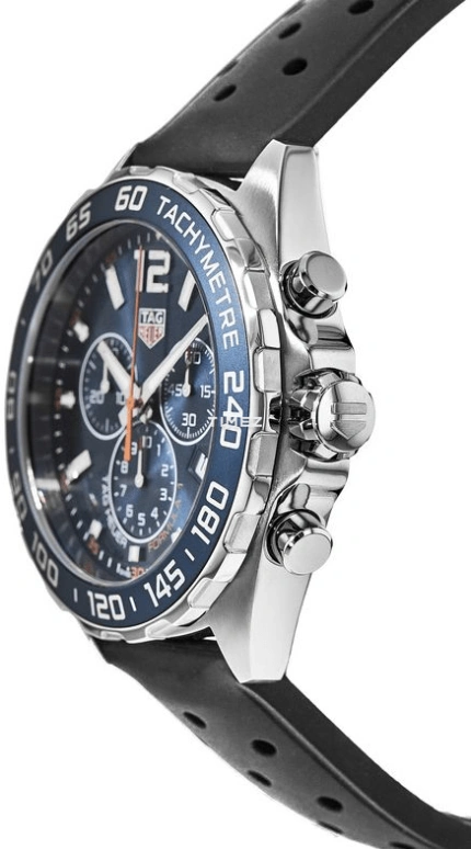 TAG Heuer,Formula 1 43mm,43mm,Stainless Steel,Blue,Quartz,Chronograph,Day,CAZ1014,CAZ1014.FT8024