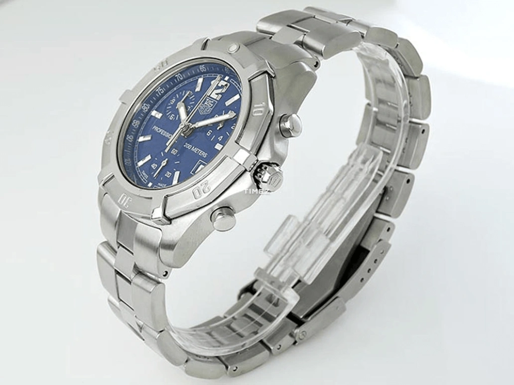 TAG Heuer,2000 40mm,40mm,Stainless Steel,Blue,Quartz,Chronograph,Day,CN1112,CN1112.BA0337