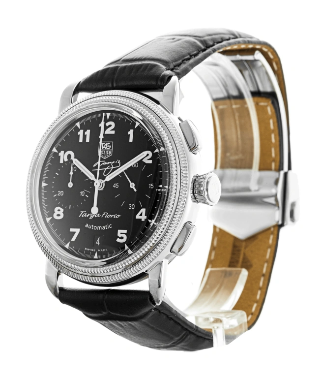 TAG Heuer,Targa Florio 40mm,40mm,Stainless Steel,Black,Automatic,Chronograph,Day,CX2113,CX2113.FC6177